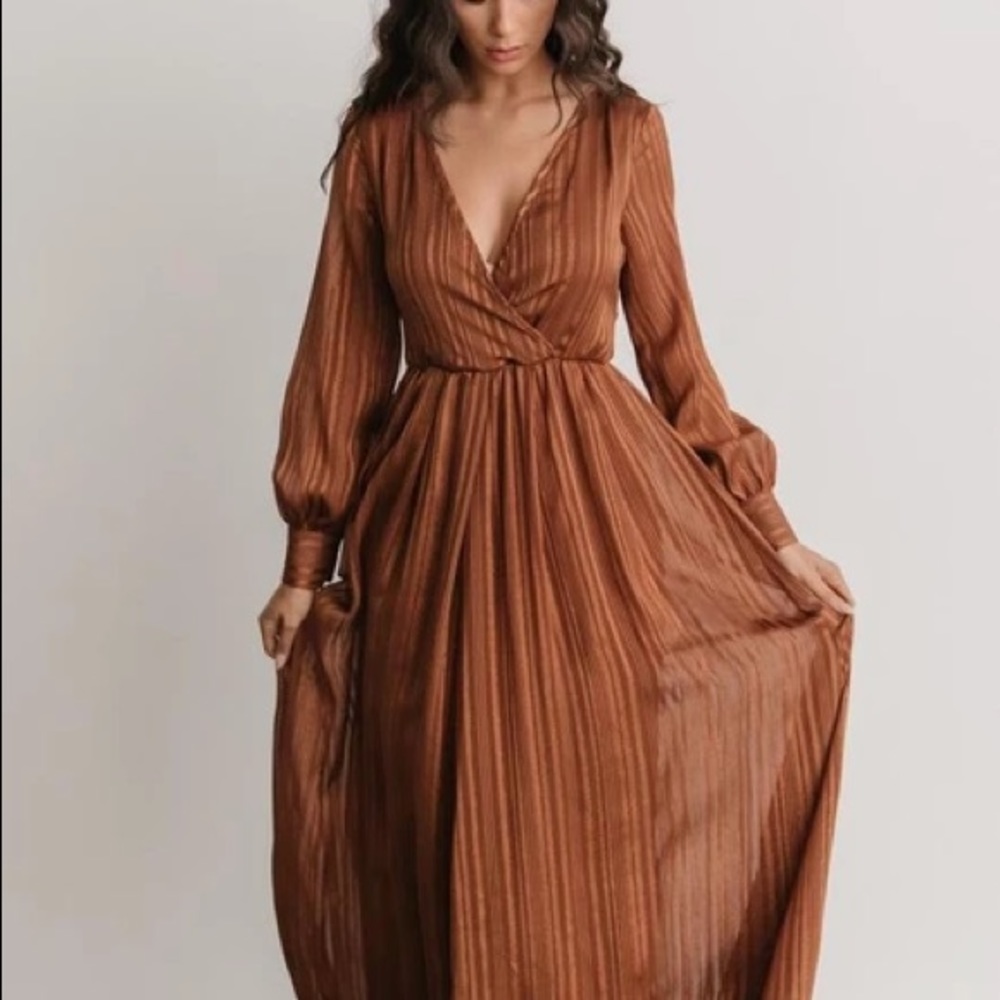 Celeste Shimmer, Bronze, Baltic Born Maxi dress